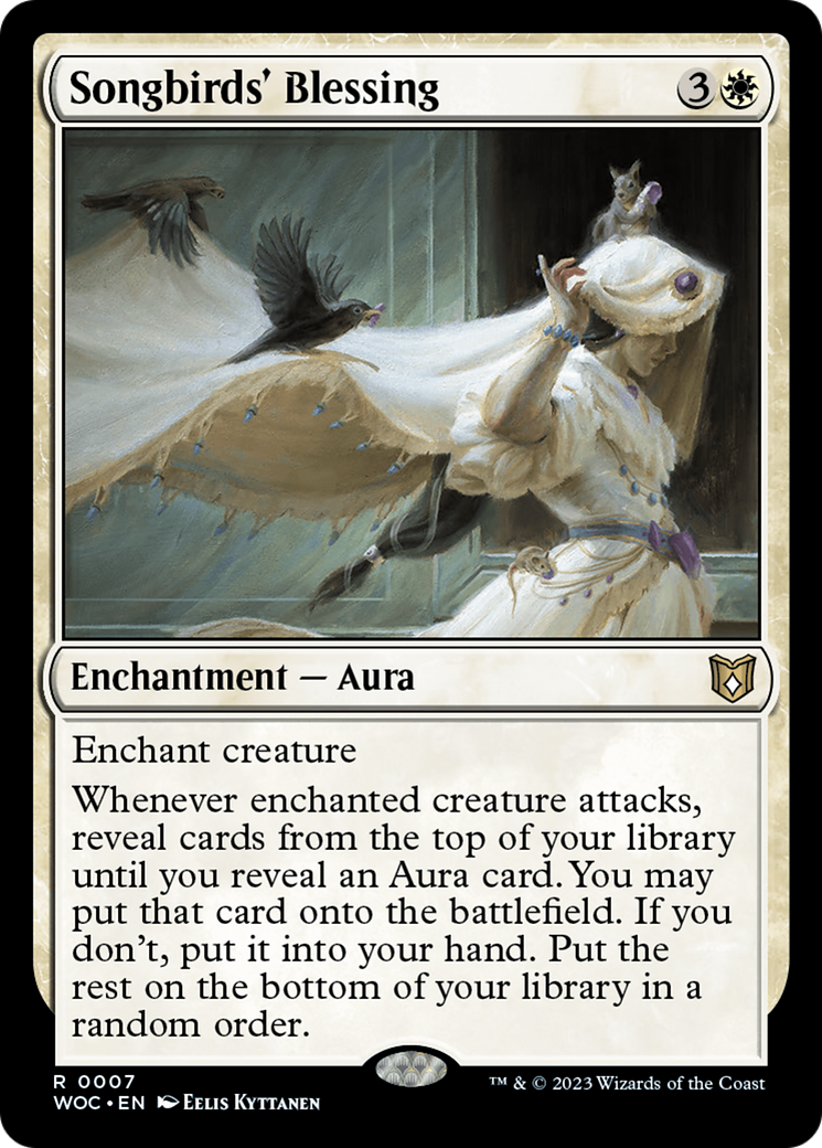 Songbirds' Blessing [Wilds of Eldraine Commander] | Black Swamp Games