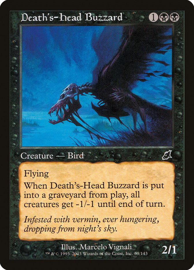 Death's-Head Buzzard [Scourge] | Black Swamp Games