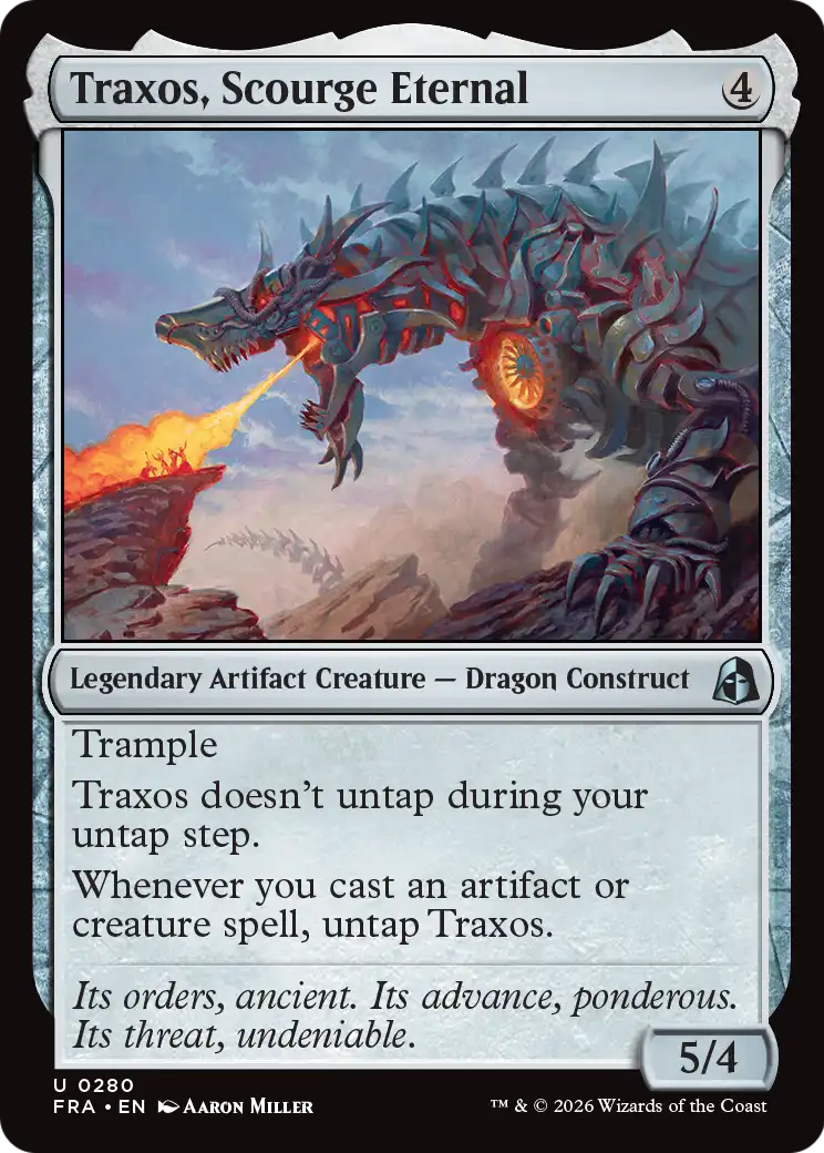 Traxos, Scourge Eternal [Reality Fracture] | Black Swamp Games