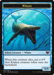 Whale // Zombie (011/036) Double-Sided Token [Commander 2014 Tokens] | Black Swamp Games