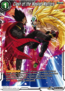 Clash of the Masked Warriors (Rare) (BT13-150) [Supreme Rivalry] | Black Swamp Games
