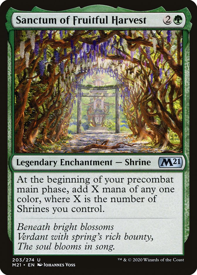 Sanctum of Fruitful Harvest [Core Set 2021] | Black Swamp Games