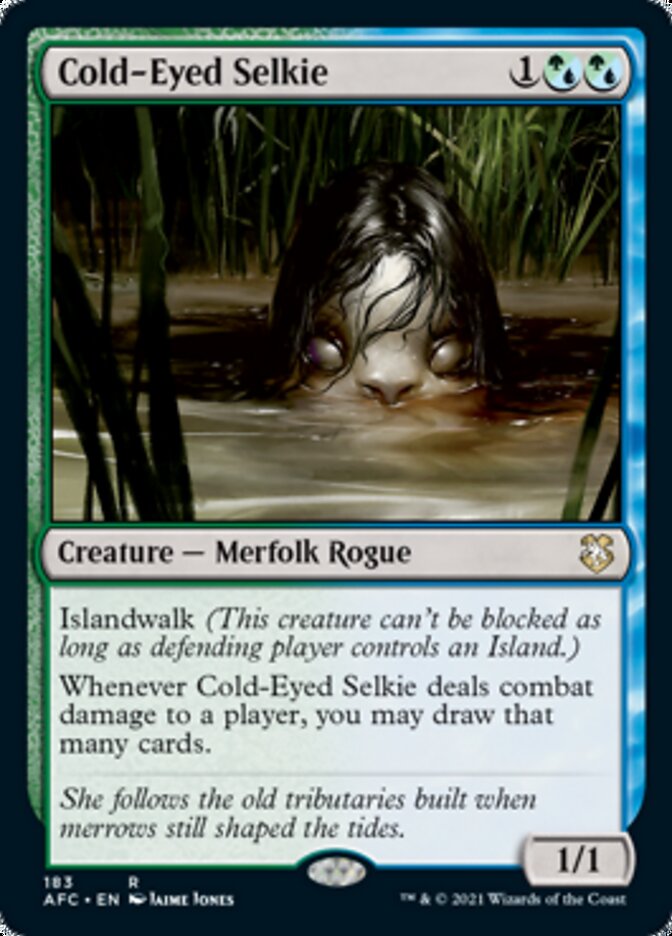 Cold-Eyed Selkie [Dungeons & Dragons: Adventures in the Forgotten Realms Commander] | Black Swamp Games