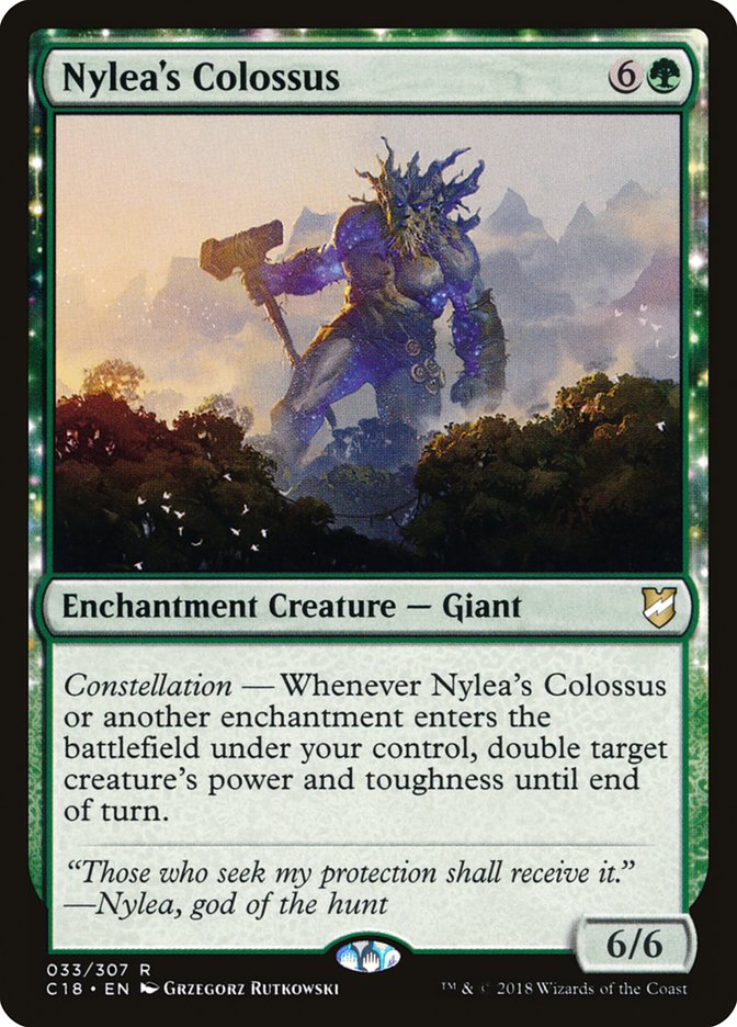 Nylea's Colossus [Commander 2018] | Black Swamp Games