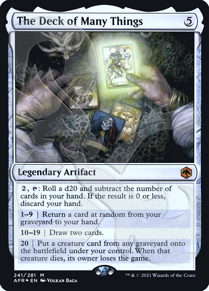 The Deck of Many Things (Ampersand Promo) [Dungeons & Dragons: Adventures in the Forgotten Realms Promos] | Black Swamp Games