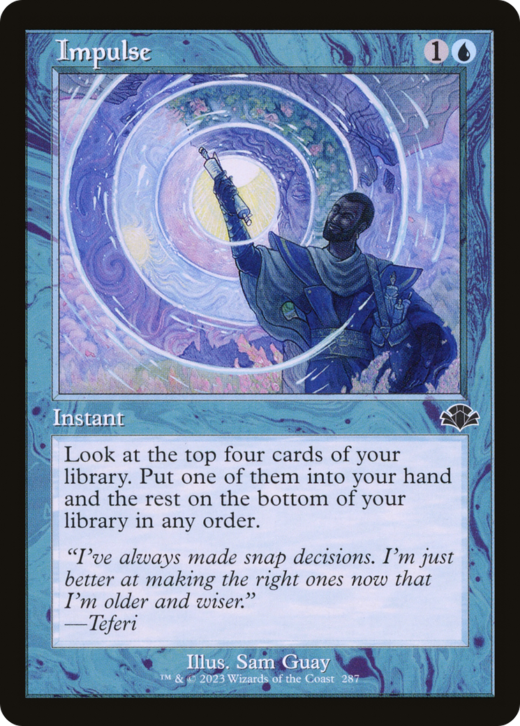 Impulse (Retro) [Dominaria Remastered] | Black Swamp Games