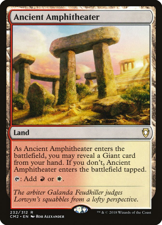 Ancient Amphitheater [Commander Anthology Volume II] | Black Swamp Games