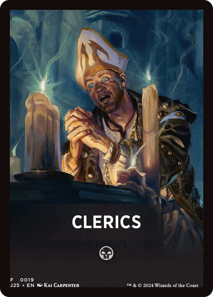 Clerics Theme Card [Foundations Jumpstart Front Cards] | Black Swamp Games