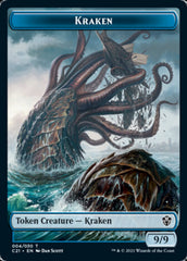 Wurm // Kraken Double-Sided Token [Commander 2021 Tokens] | Black Swamp Games