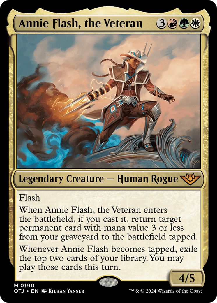 Annie Flash, the Veteran [Outlaws of Thunder Junction] | Black Swamp Games