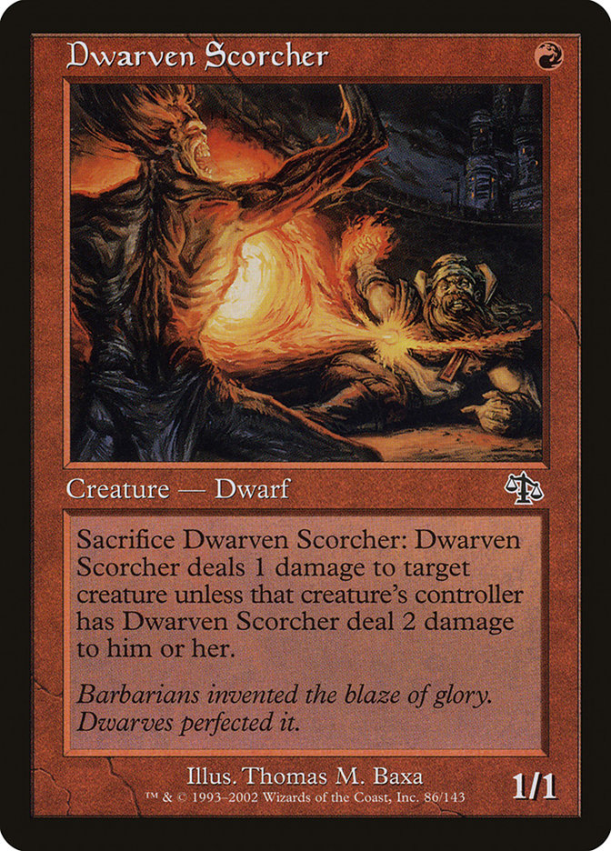 Dwarven Scorcher [Judgment] | Black Swamp Games