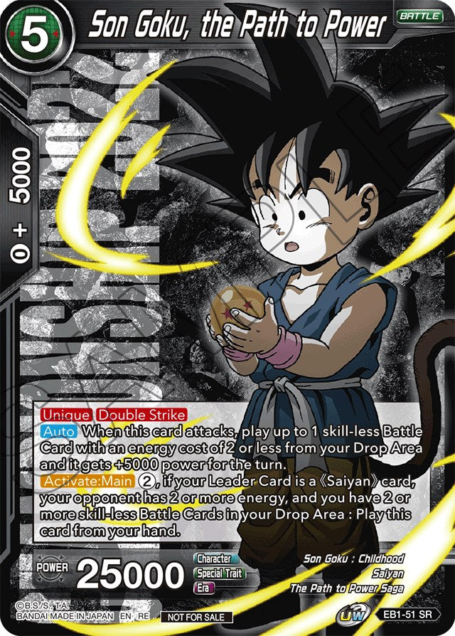 Son Goku, the Path to Power (Championship 2022) (EB1-51) [Promotion Cards] | Black Swamp Games