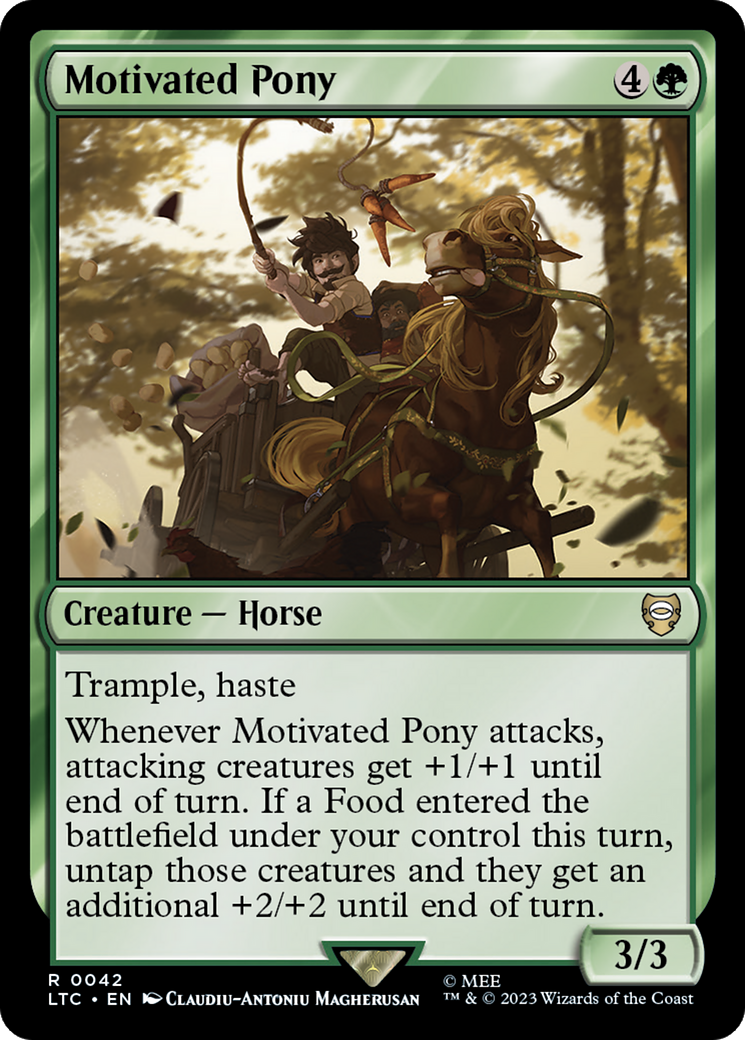 Motivated Pony [The Lord of the Rings: Tales of Middle-Earth Commander] | Black Swamp Games