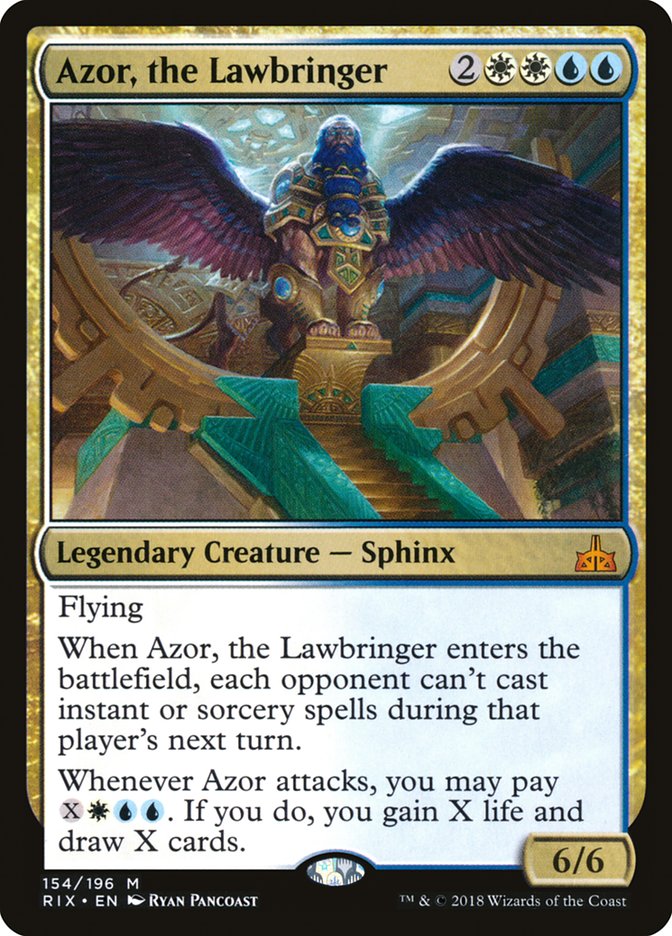 Azor, the Lawbringer [Rivals of Ixalan] | Black Swamp Games