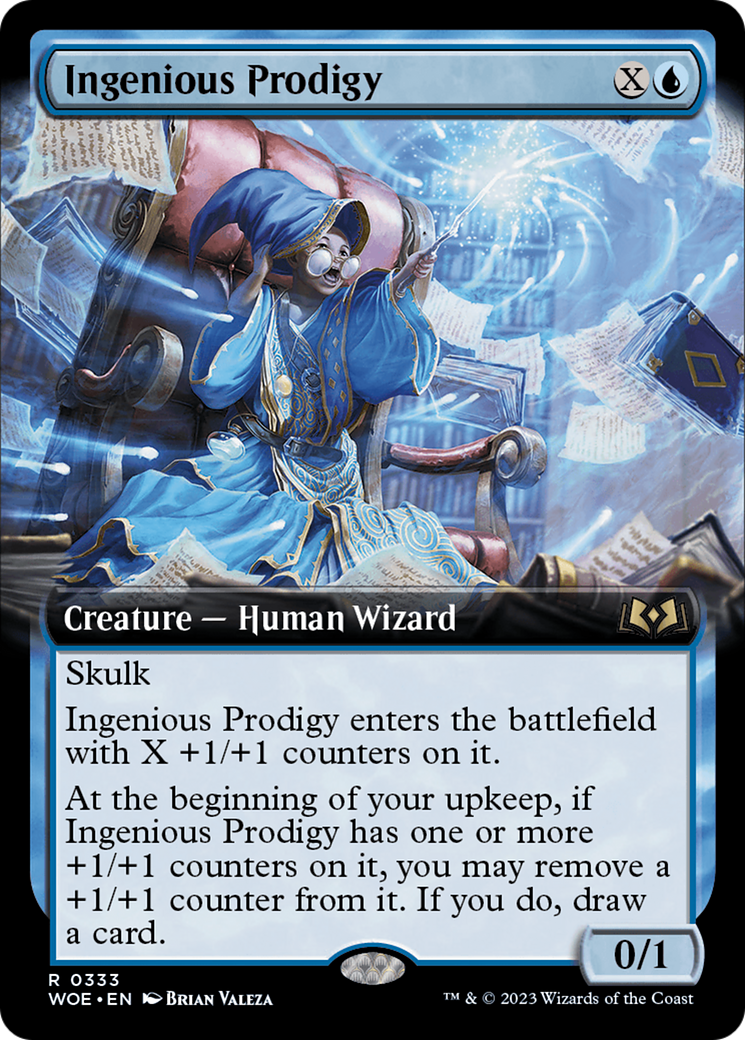 Ingenious Prodigy (Extended Art) [Wilds of Eldraine] | Black Swamp Games