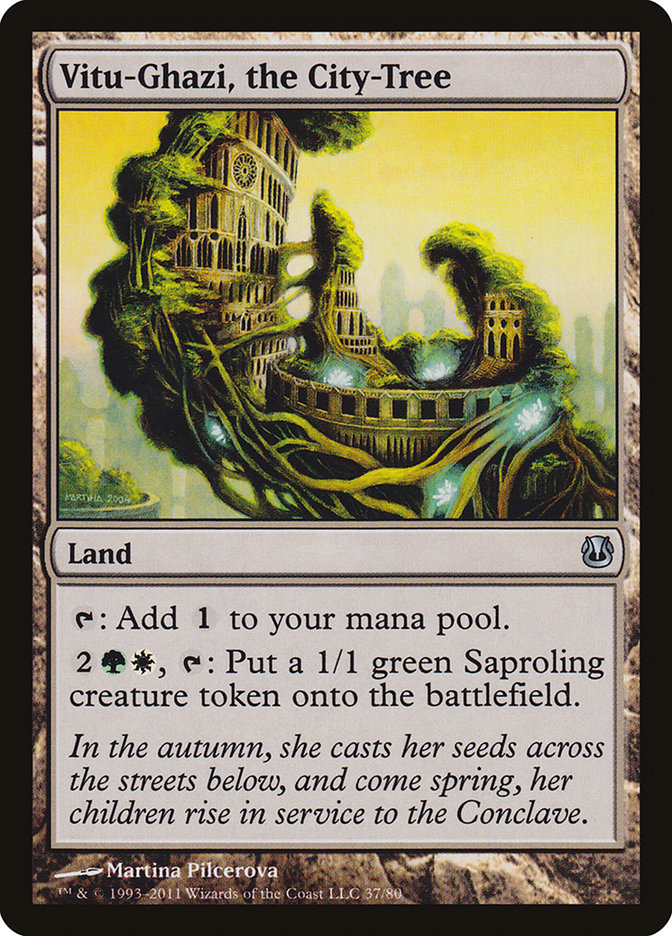 Vitu-Ghazi, the City-Tree [Duel Decks: Ajani vs. Nicol Bolas] | Black Swamp Games