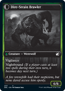 Tireless Hauler // Dire-Strain Brawler [Innistrad: Double Feature] | Black Swamp Games