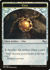 Clue // Clue Double-Sided Token [Unstable Tokens] | Black Swamp Games