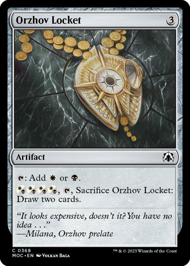 Orzhov Locket [March of the Machine Commander] | Black Swamp Games