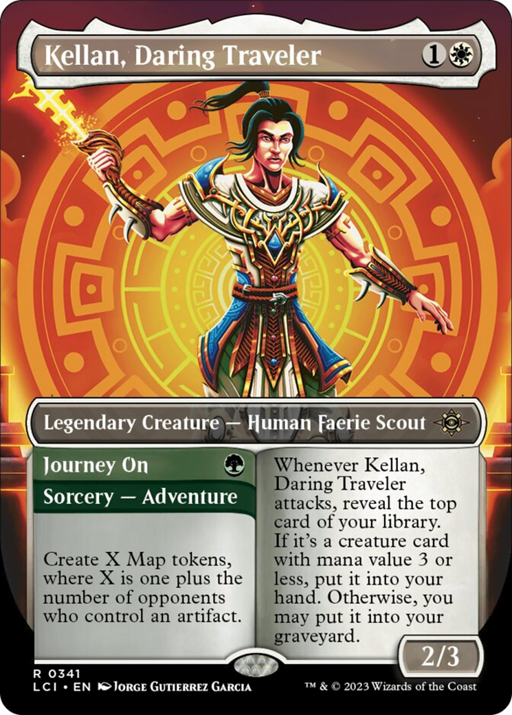 Kellan, Daring Traveler (Borderless) [The Lost Caverns of Ixalan] | Black Swamp Games