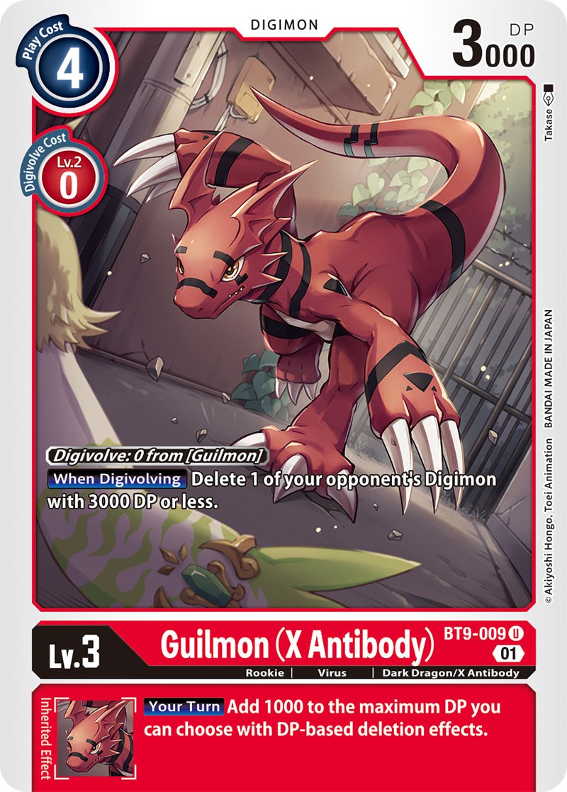 Guilmon (X Antibody) [BT9-009] [X Record] | Black Swamp Games