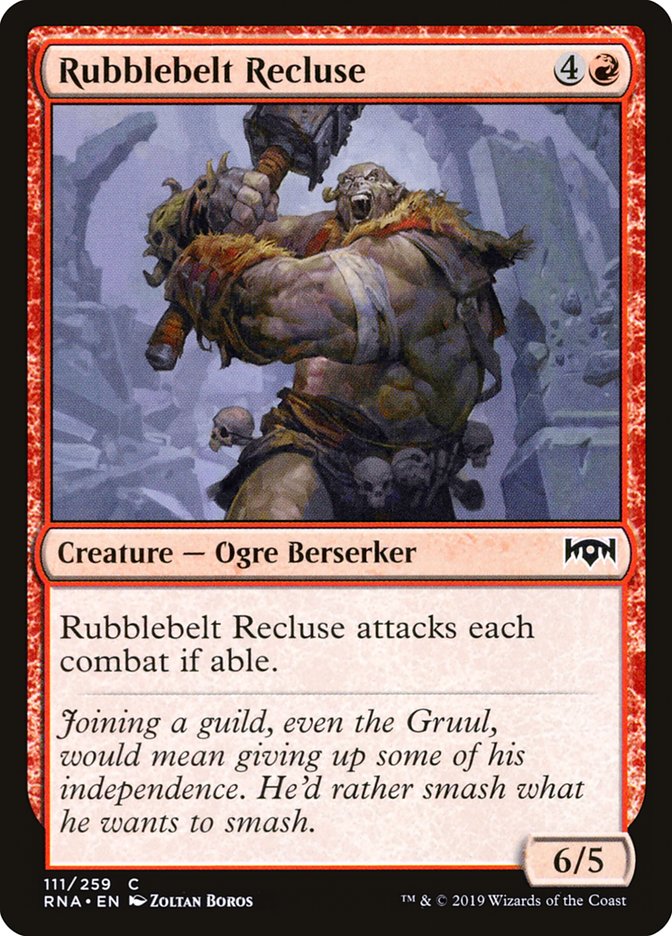 Rubblebelt Recluse [Ravnica Allegiance] | Black Swamp Games