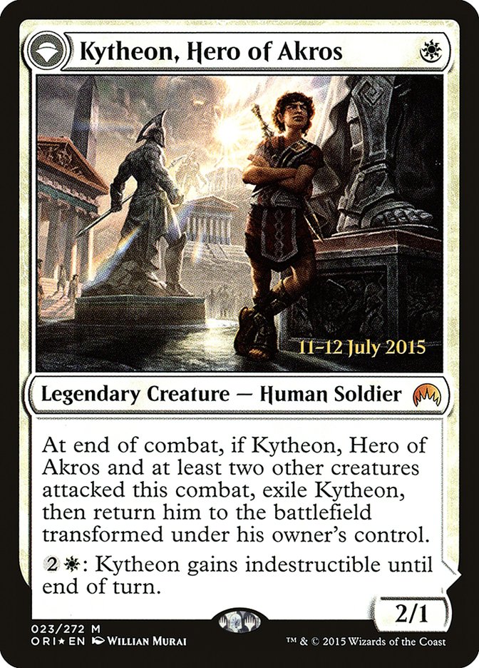 Kytheon, Hero of Akros // Gideon, Battle-Forged [Magic Origins Prerelease Promos] | Black Swamp Games