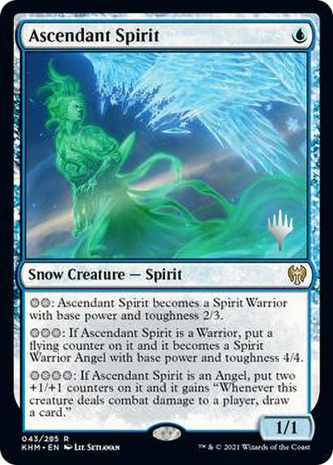 Ascendant Spirit (Promo Pack) [Kaldheim Promos] | Black Swamp Games