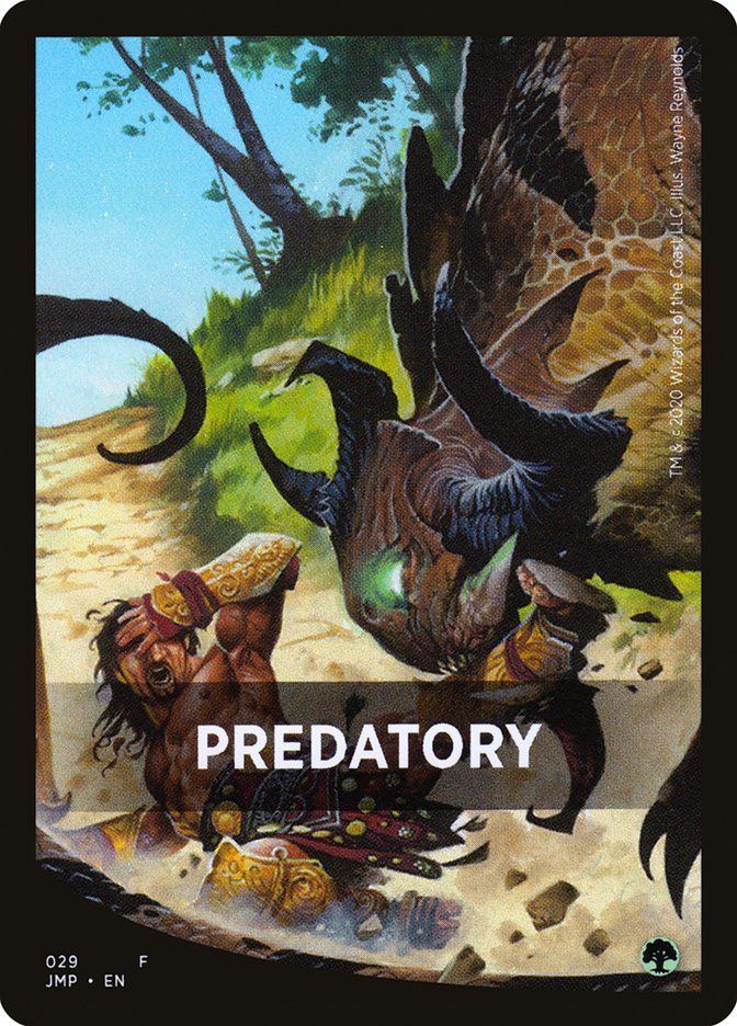 Predatory [Jumpstart Front Cards] | Black Swamp Games