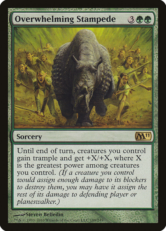 Overwhelming Stampede [Magic 2011] | Black Swamp Games