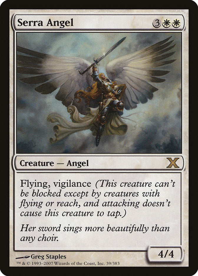 Serra Angel [Tenth Edition] | Black Swamp Games