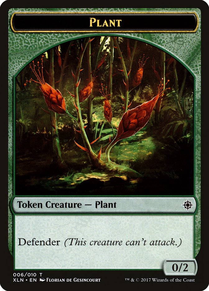 Plant Token [Ixalan Tokens] | Black Swamp Games