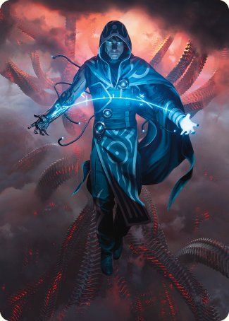 Jace, the Perfected Mind Art Card [Phyrexia: All Will Be One Art Series] | Black Swamp Games