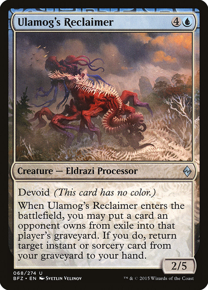 Ulamog's Reclaimer [Battle for Zendikar] | Black Swamp Games