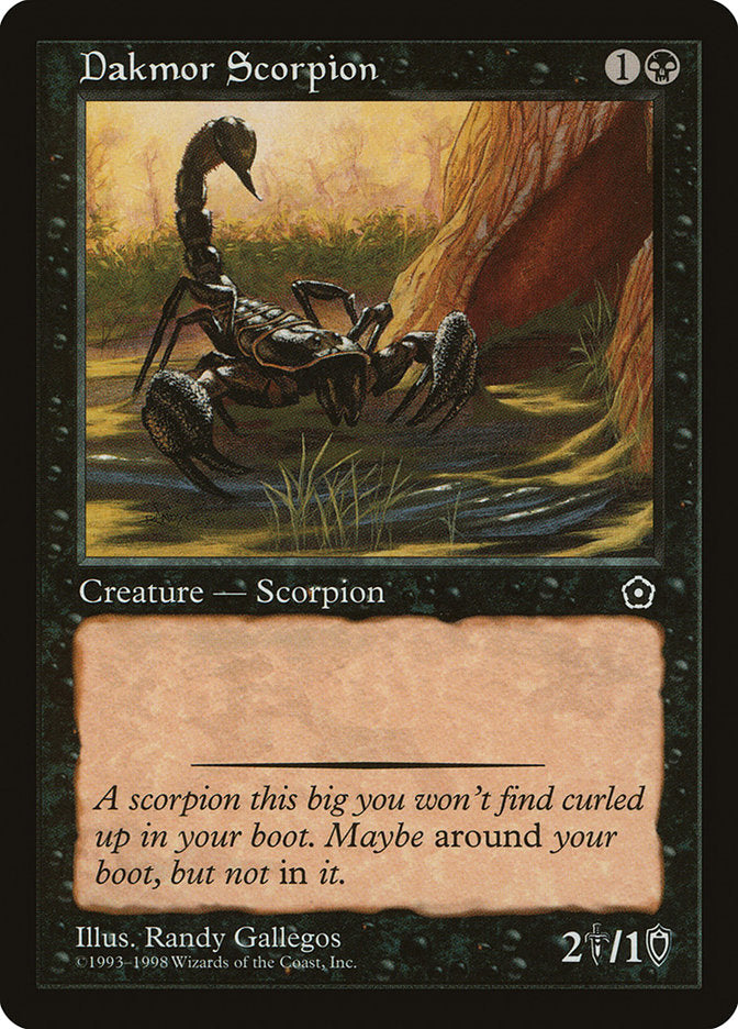 Dakmor Scorpion [Portal Second Age] | Black Swamp Games