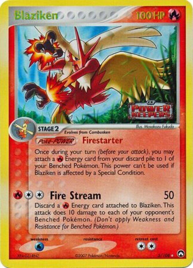 Blaziken (5/108) (Stamped) [EX: Power Keepers] | Black Swamp Games