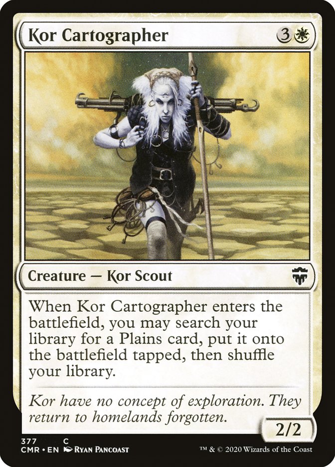 Kor Cartographer (377) [Commander Legends] | Black Swamp Games
