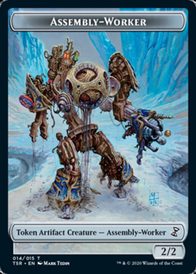 Assembly-Worker Token [Time Spiral Remastered Tokens] | Black Swamp Games