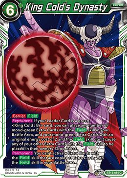 King Cold's Dynasty (Common) (BT13-084) [Supreme Rivalry] | Black Swamp Games