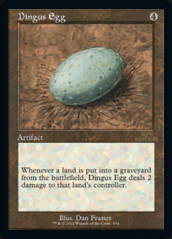 Dingus Egg (Retro) [30th Anniversary Edition] | Black Swamp Games