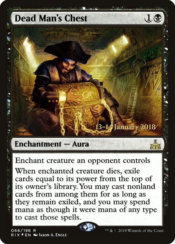 Dead Man's Chest [Rivals of Ixalan Prerelease Promos] | Black Swamp Games