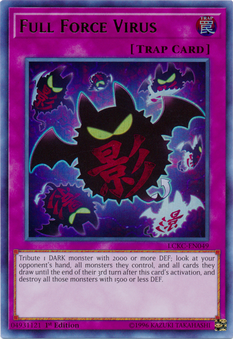 Full Force Virus [LCKC-EN049] Ultra Rare | Black Swamp Games