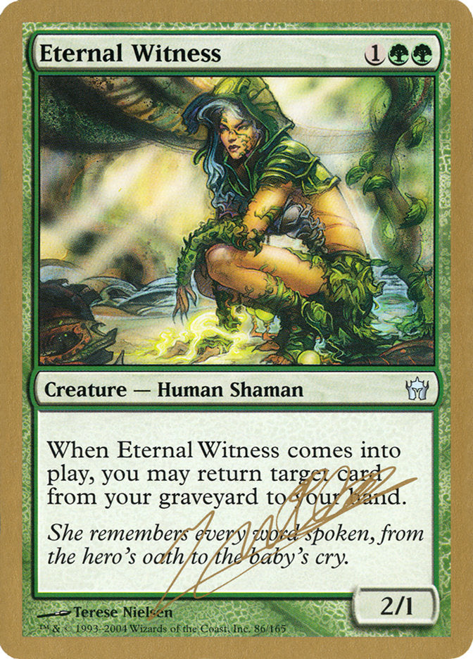 Eternal Witness (Julien Nuijten) [World Championship Decks 2004] | Black Swamp Games