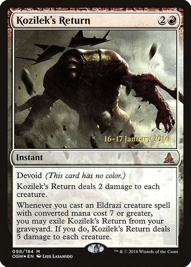 Kozilek's Return [Oath of the Gatewatch Prerelease Promos] | Black Swamp Games