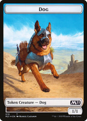 Demon // Dog Double-Sided Token [Core Set 2021 Tokens] | Black Swamp Games