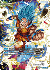 Super Saiyan God Son Goku // SSGSS Son Goku, Soul Striker Reborn (Gold Stamped) (P-211) [Promotion Cards] | Black Swamp Games