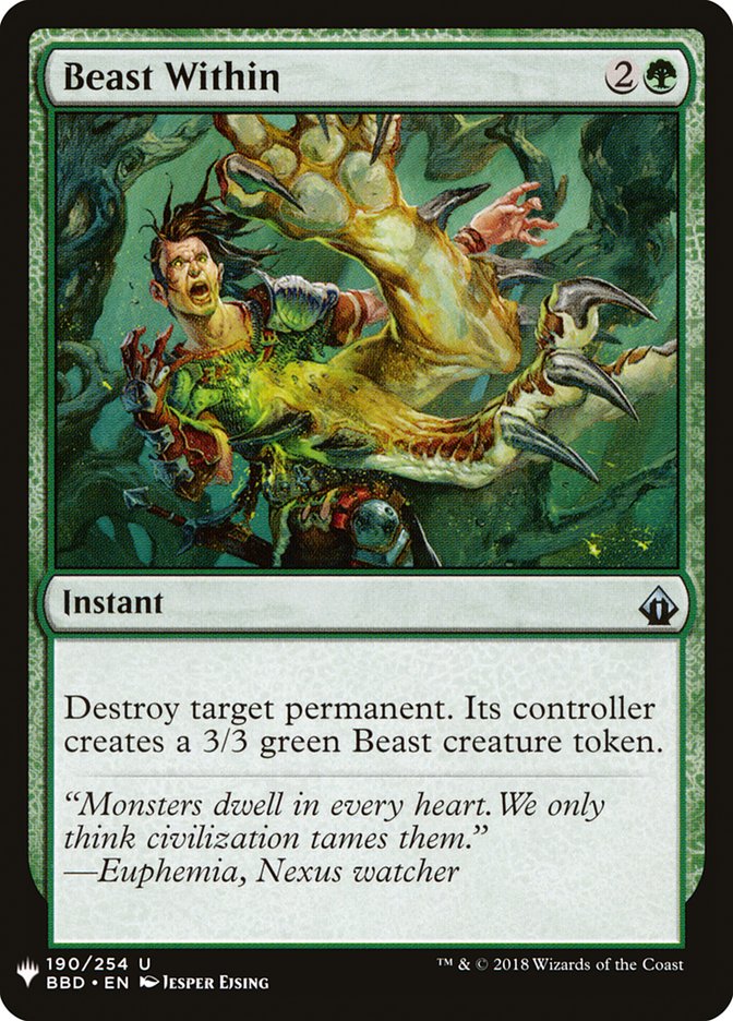 Beast Within [Mystery Booster] | Black Swamp Games
