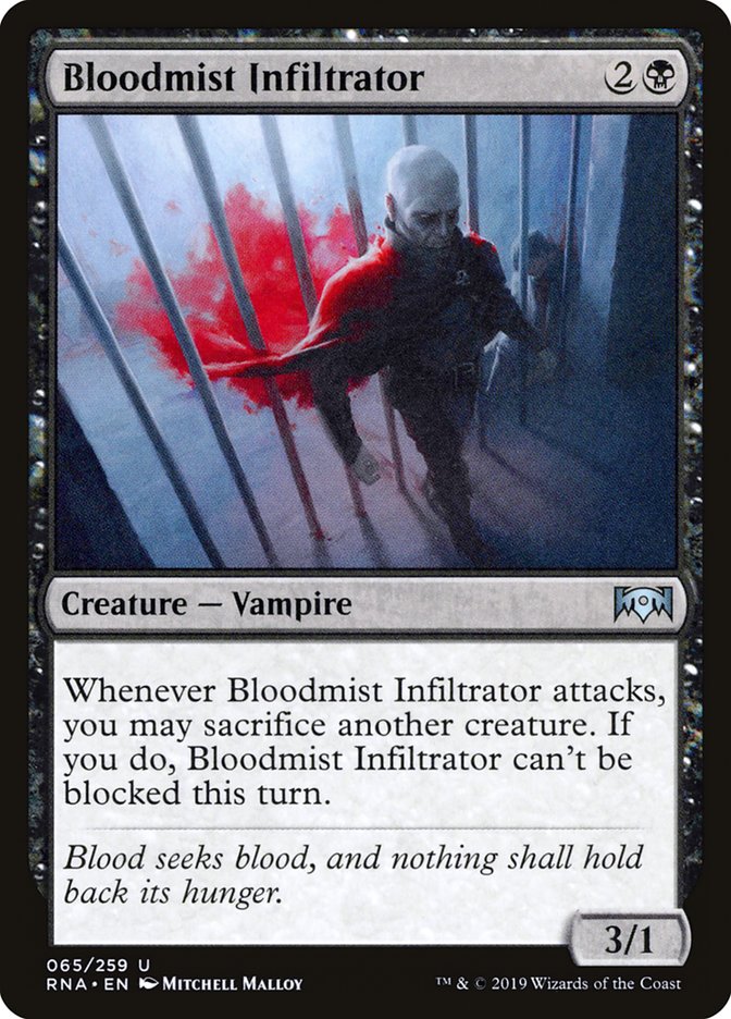 Bloodmist Infiltrator [Ravnica Allegiance] | Black Swamp Games