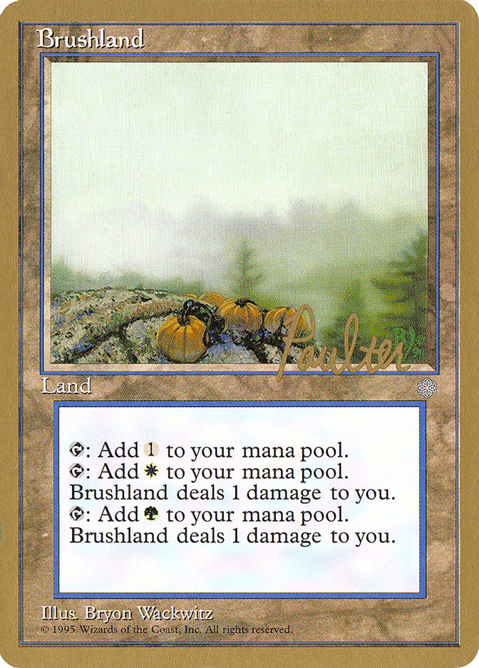 Brushland (Preston Poulter) [Pro Tour Collector Set] | Black Swamp Games