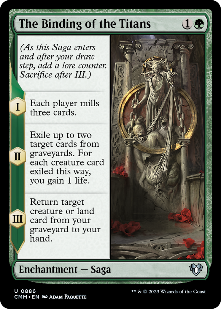 The Binding of the Titans [Commander Masters] | Black Swamp Games